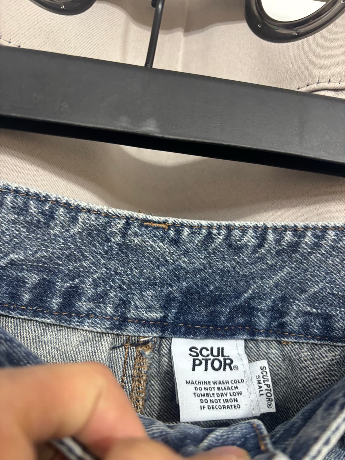 스컬프터 데님 카고 팬츠 바지 S사이즈 상품이미지6