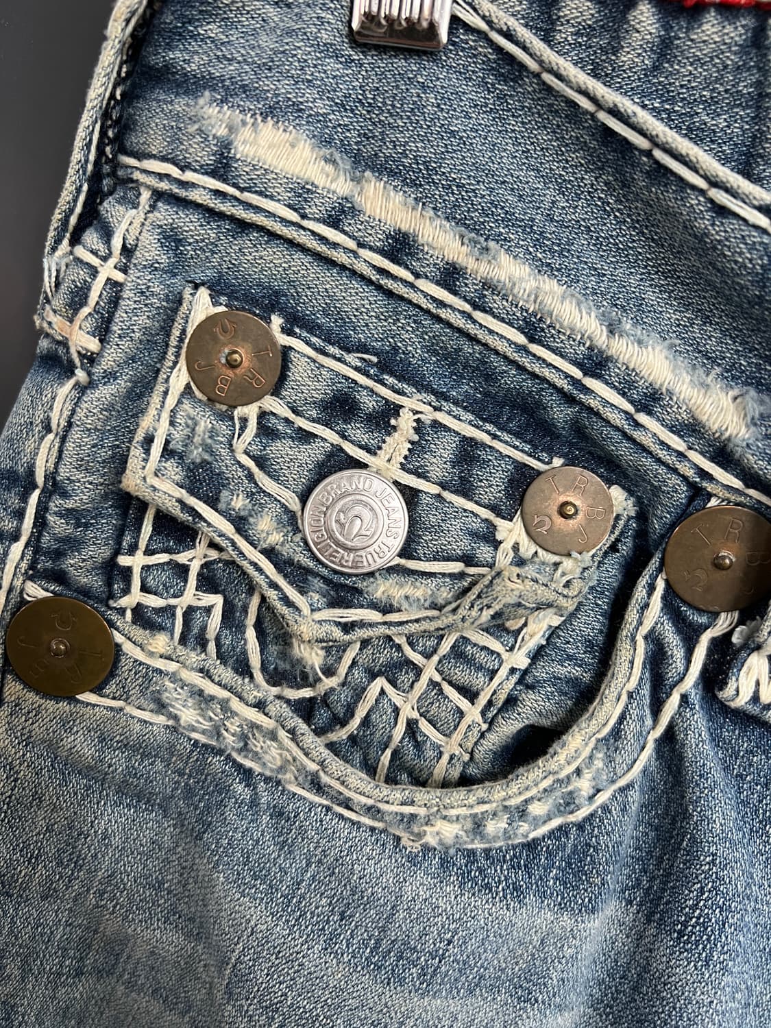 True Religion 트루릴리전 Billy sup er t 스티치 나 상품이미지5