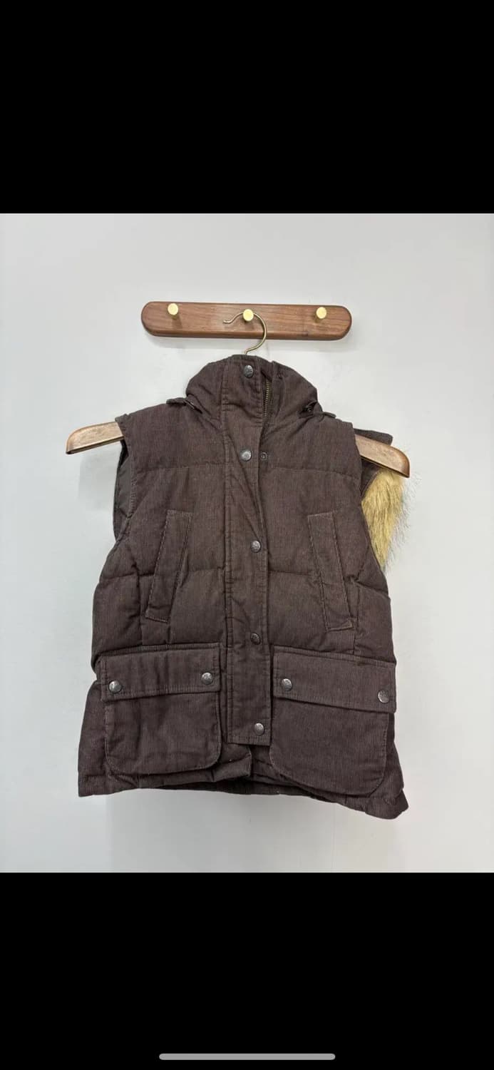 폴로진스컴퍼니 코듀로이 패딩 베스트 (퍼 탈부착 가능) H1589 상품이미지2