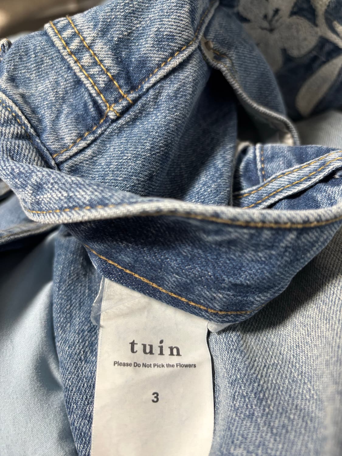 3) 투인 tuin 바인 데님 워시드 블루 상품이미지7