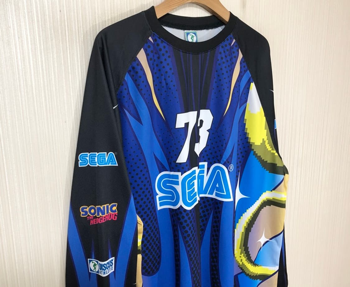 디스커스 에슬레틱XSEGA 소닉 더 헤지혹 메시롱 슬리브 블루 XL 상품이미지5
