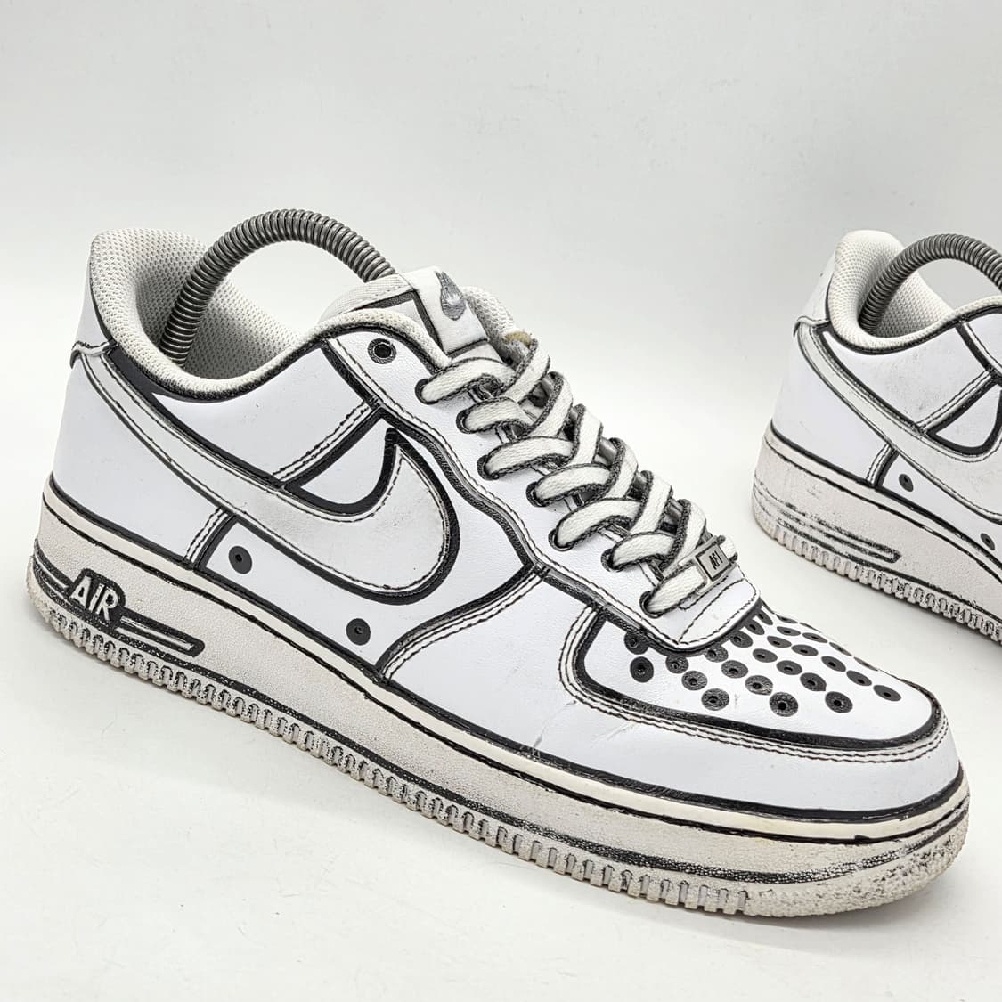 나이키 에어포스 1 '07 로우 화이트 2D 커스텀 (270) 상품이미지5