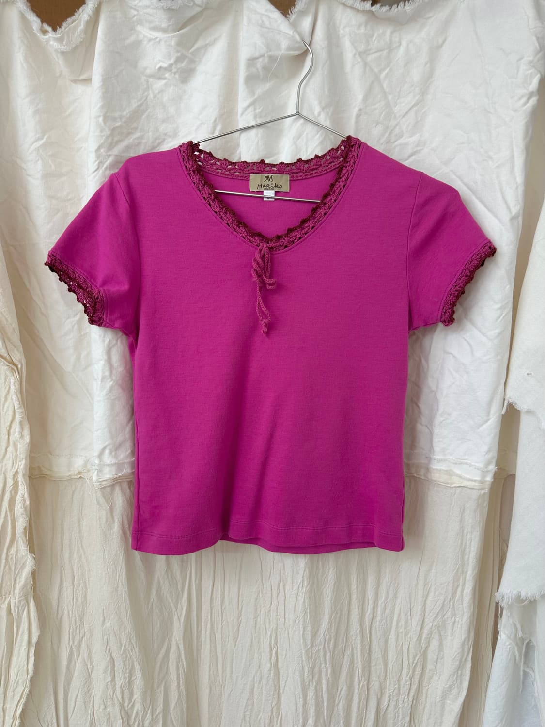 mariko london pink tee 상품이미지1