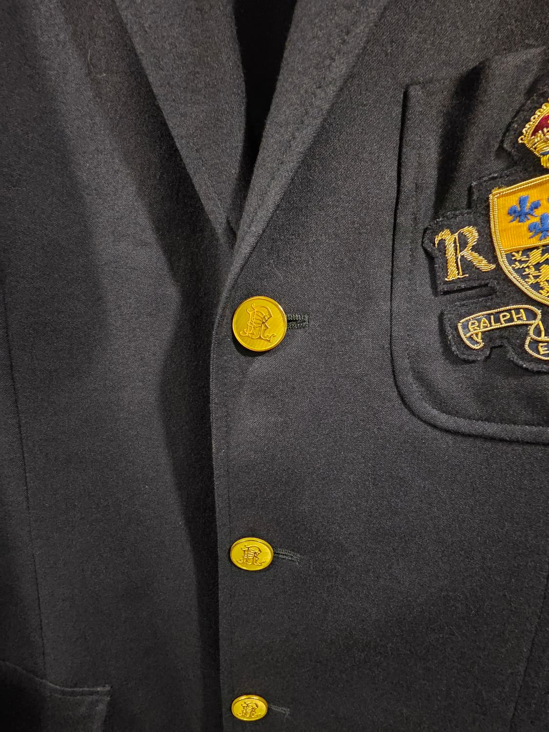 폴로랄프로렌 이태리 도스킨 울100% 블레이저 자켓 상품이미지2