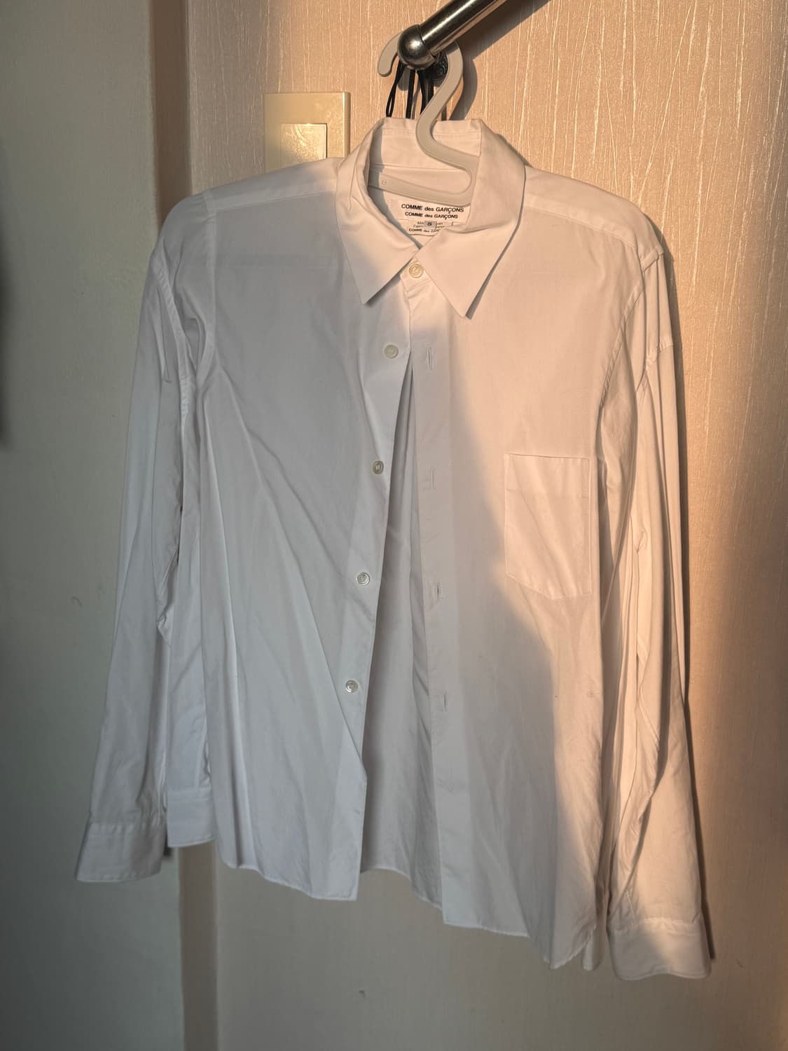 꼼데가르송 화이트 셔츠 s 팔 4개 디자인 상품이미지1
