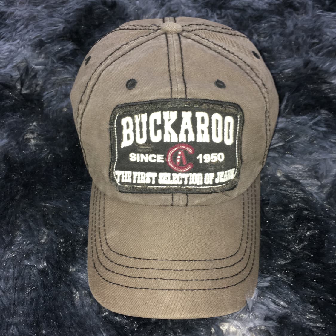 투티/0350 BUCKAROO MODERN VINTAGE 브라운 워싱 캡 상품이미지3