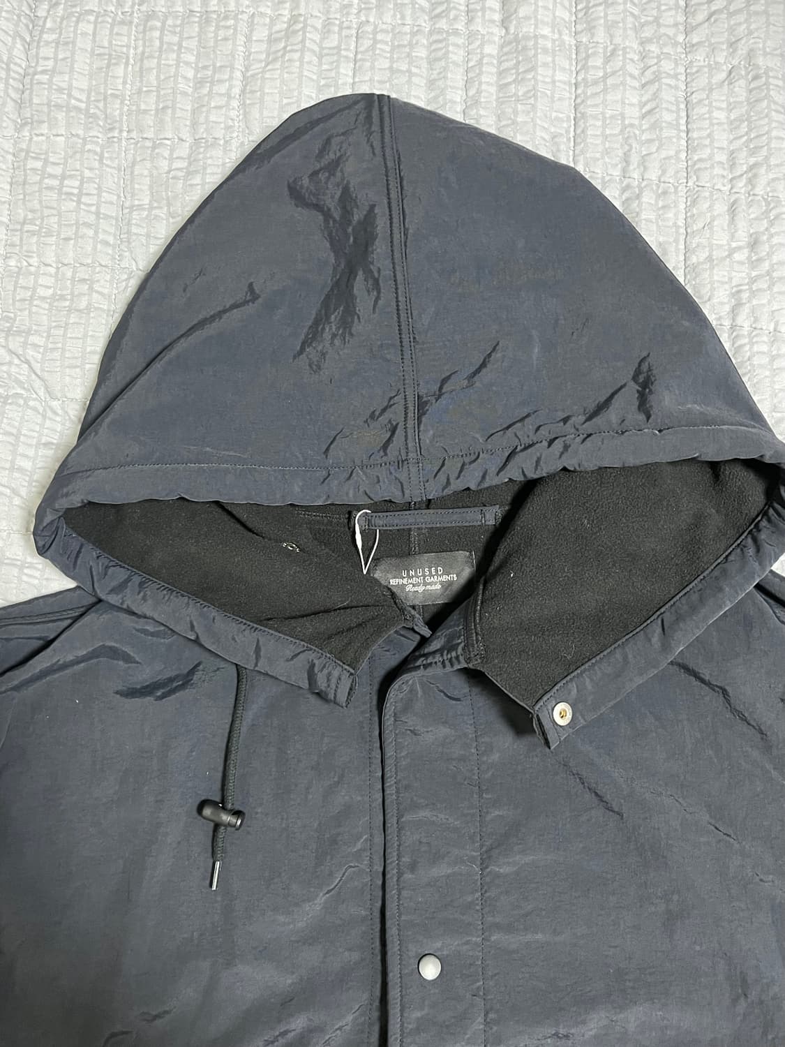 UNUSED 언유즈드 나일론 후드 코트 4SIZE 상품이미지4