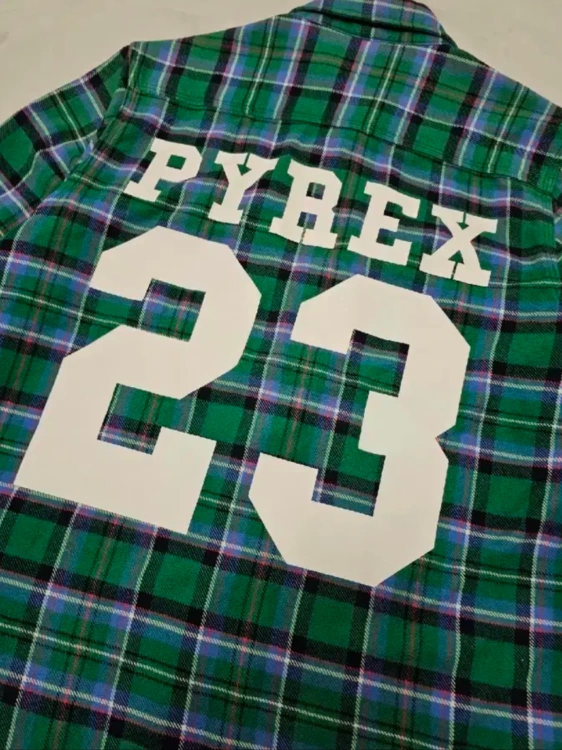 폴로 버질아블로 파이렉스 오프화이트 Rugby 체크 셔츠 95~100 상품이미지4