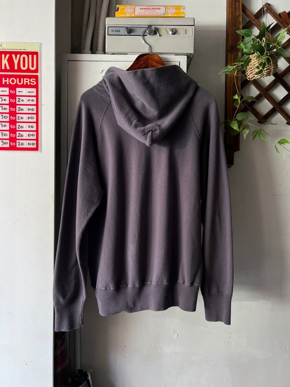 [M]WAREHOUSE 웨어하우스 불독 트레이닝 스웻 후드 티셔츠 상품이미지7