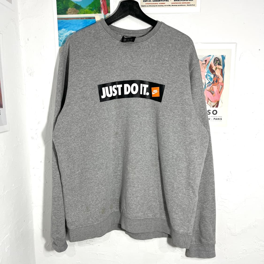 나이키 박스로고 맨투맨 상품이미지1