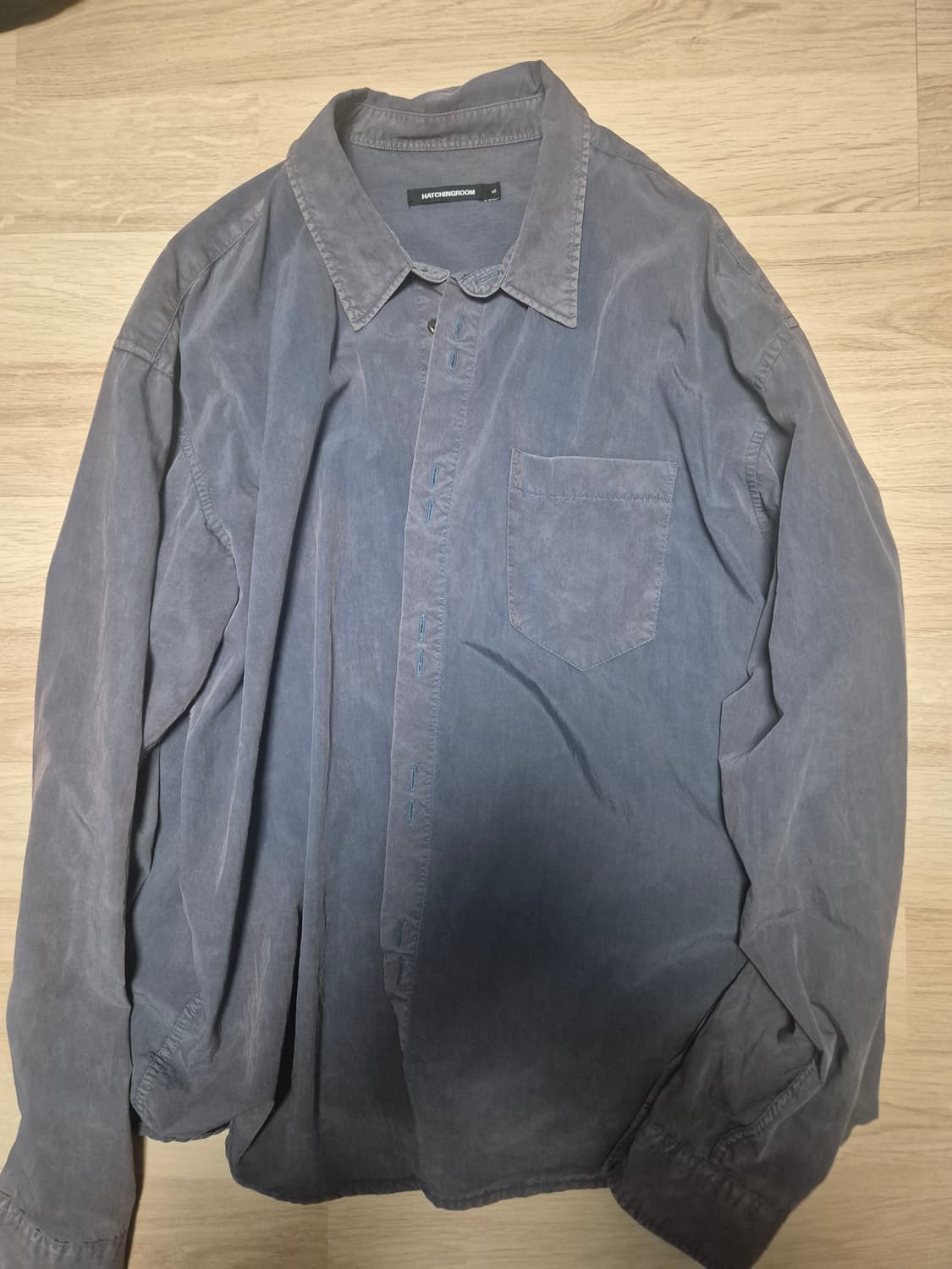 해칭룸 라나셔츠 5사이즈 블루 상품이미지3