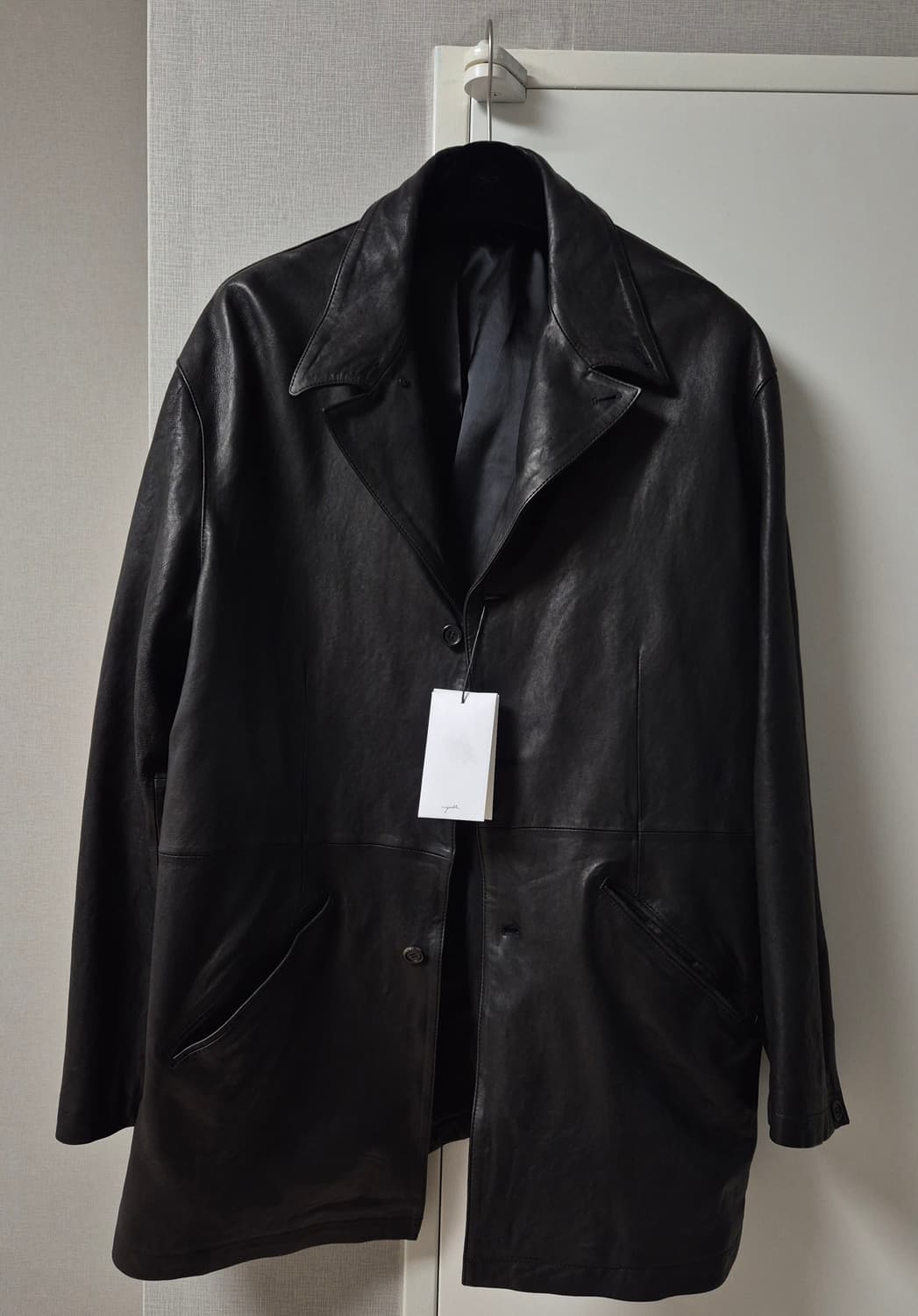 유스 / 26SS 워시드 레더 자켓 / L 상품이미지4