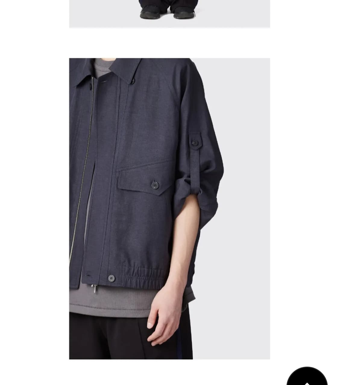 해칭룸 롤링 자켓 페이드 네이비 2 상품이미지5