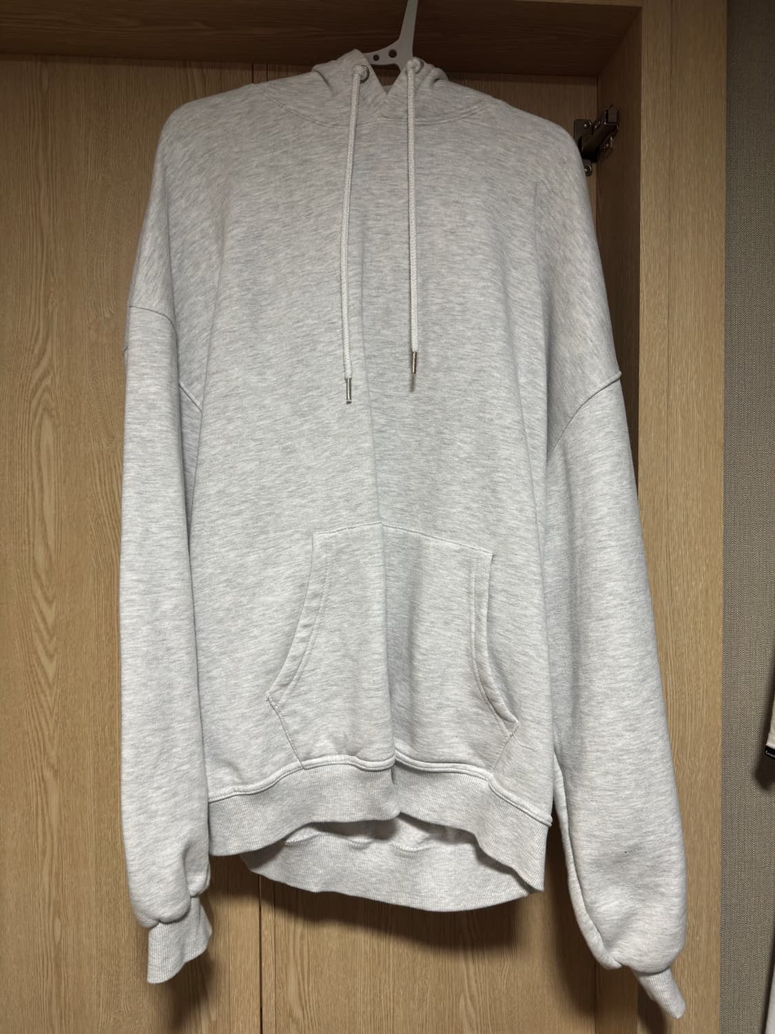 오트밀 기모 후디 2xl 상품이미지1