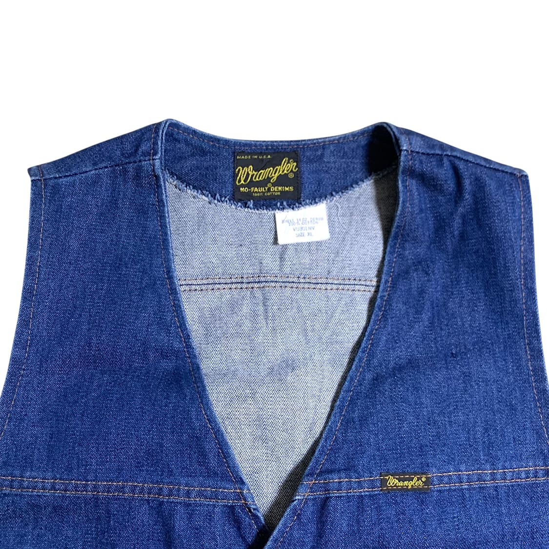 [XL] 70s Wrangler denim vest 상품이미지2