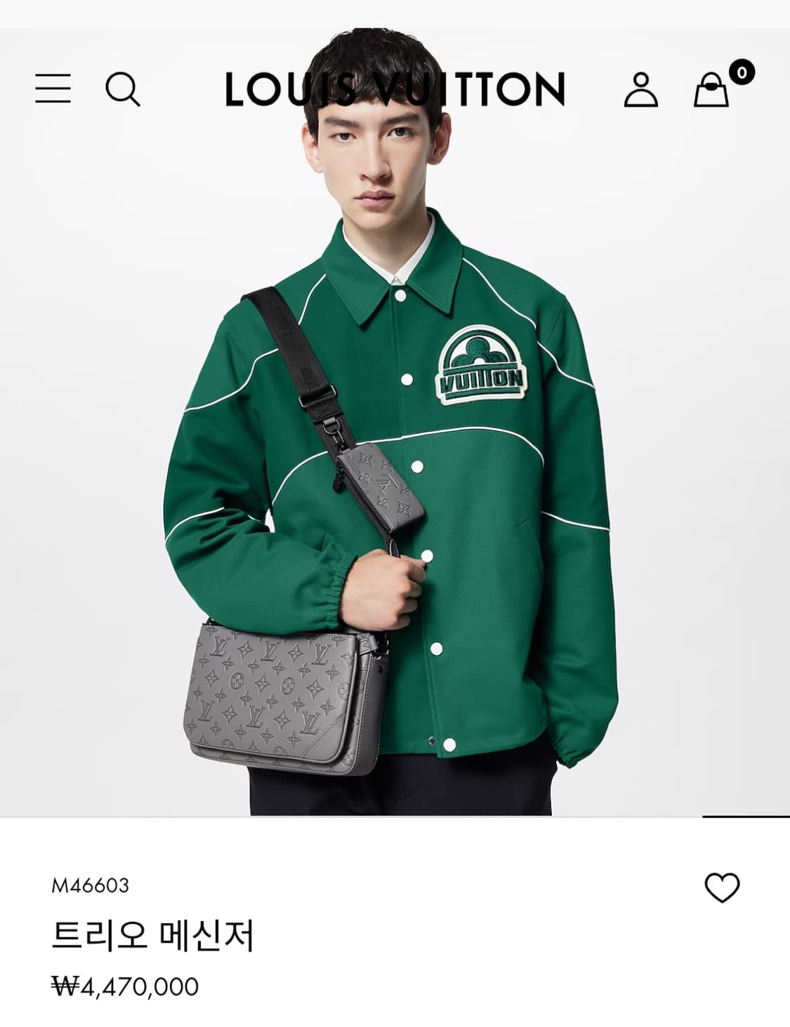 루이비통 올레더 트리오 메신저 크로스백 신형 그레이 25년8월 상품이미지3