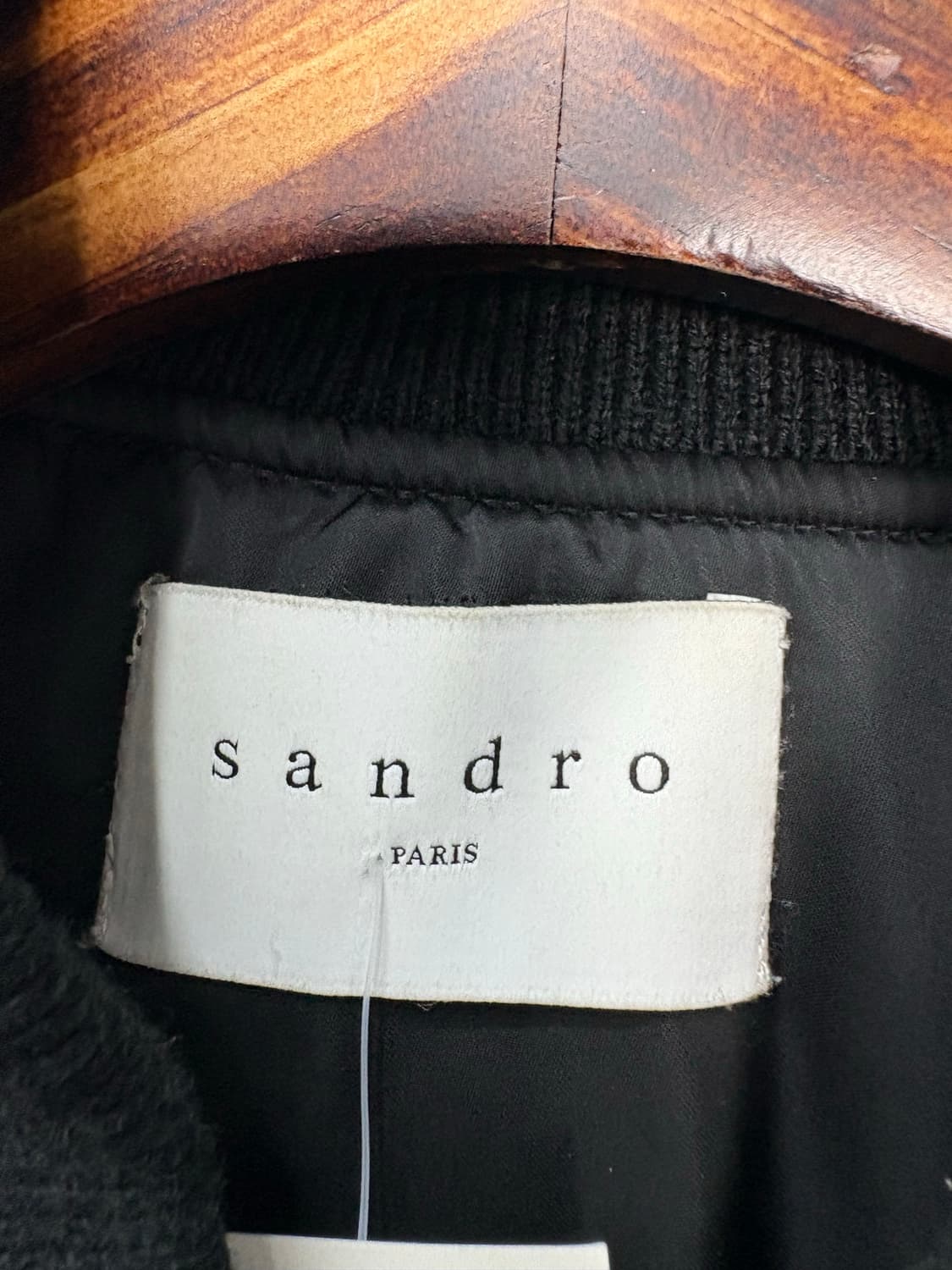 산드로 스터드 블랙포켓 봄버자켓 A3103 상품이미지8