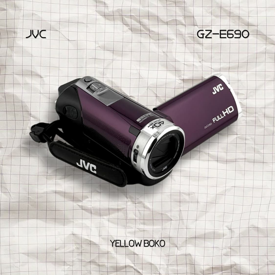[레트로 무드] JVC 켄우드 GZ-E690 브이로그 비디오 캠코더 상품이미지1