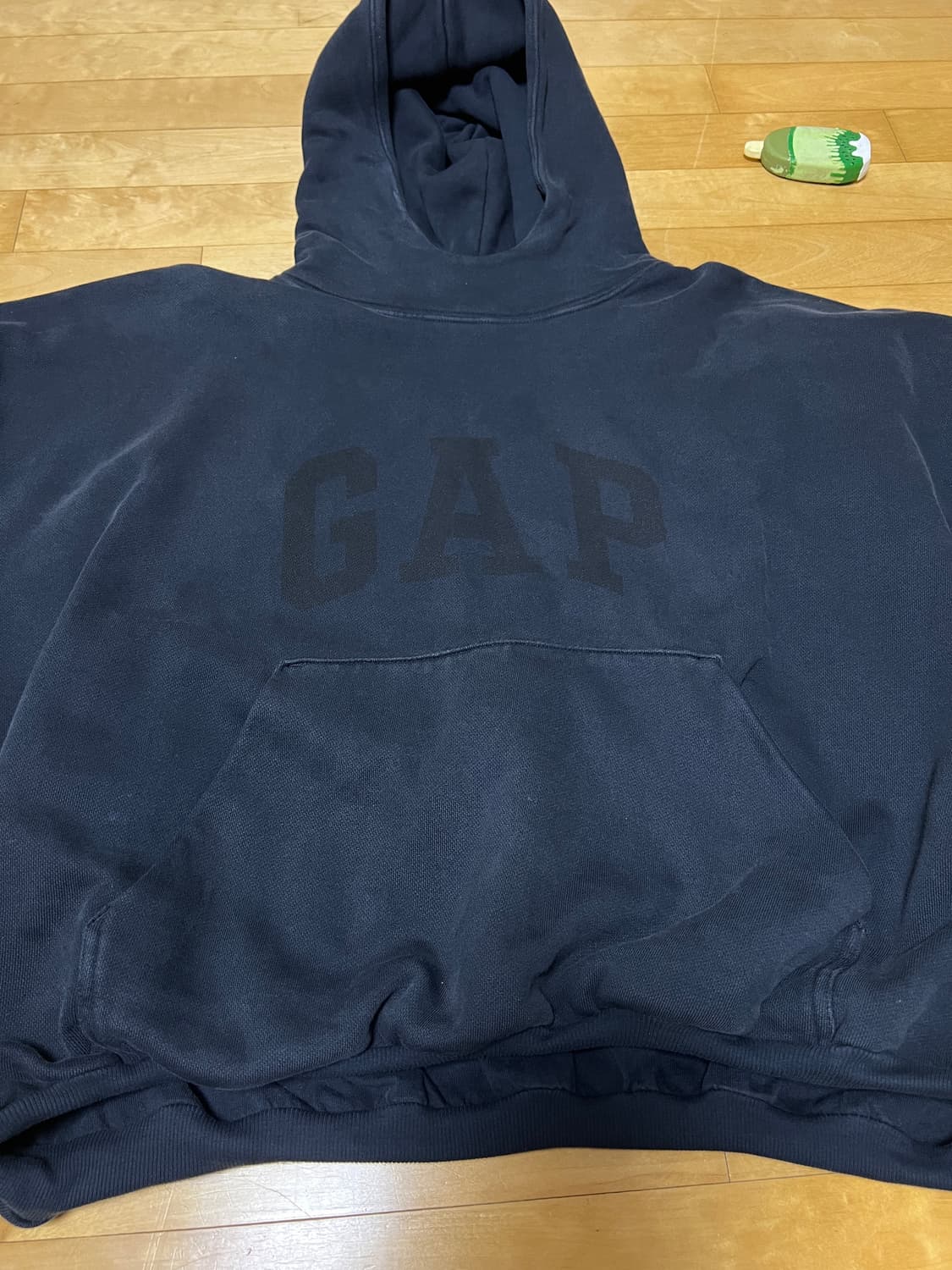 이지갭 도브 워시드 블랙 후드 s 상품이미지1