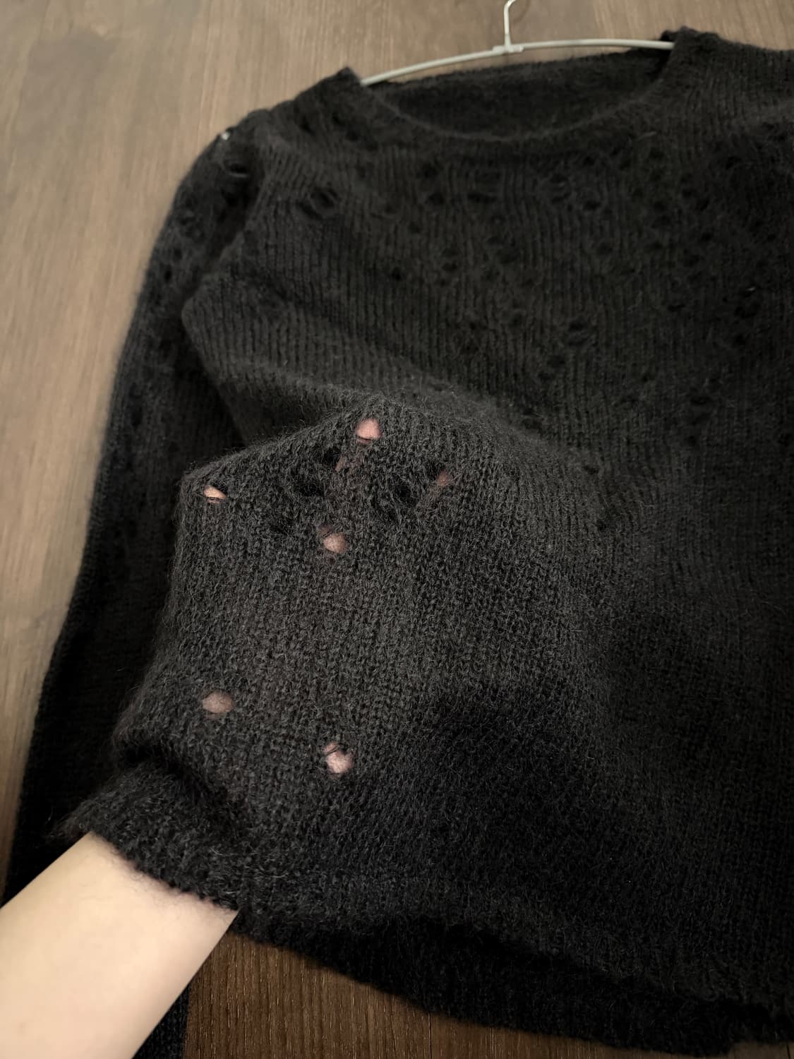 이자벨마랑 그물망 니트 상품이미지4