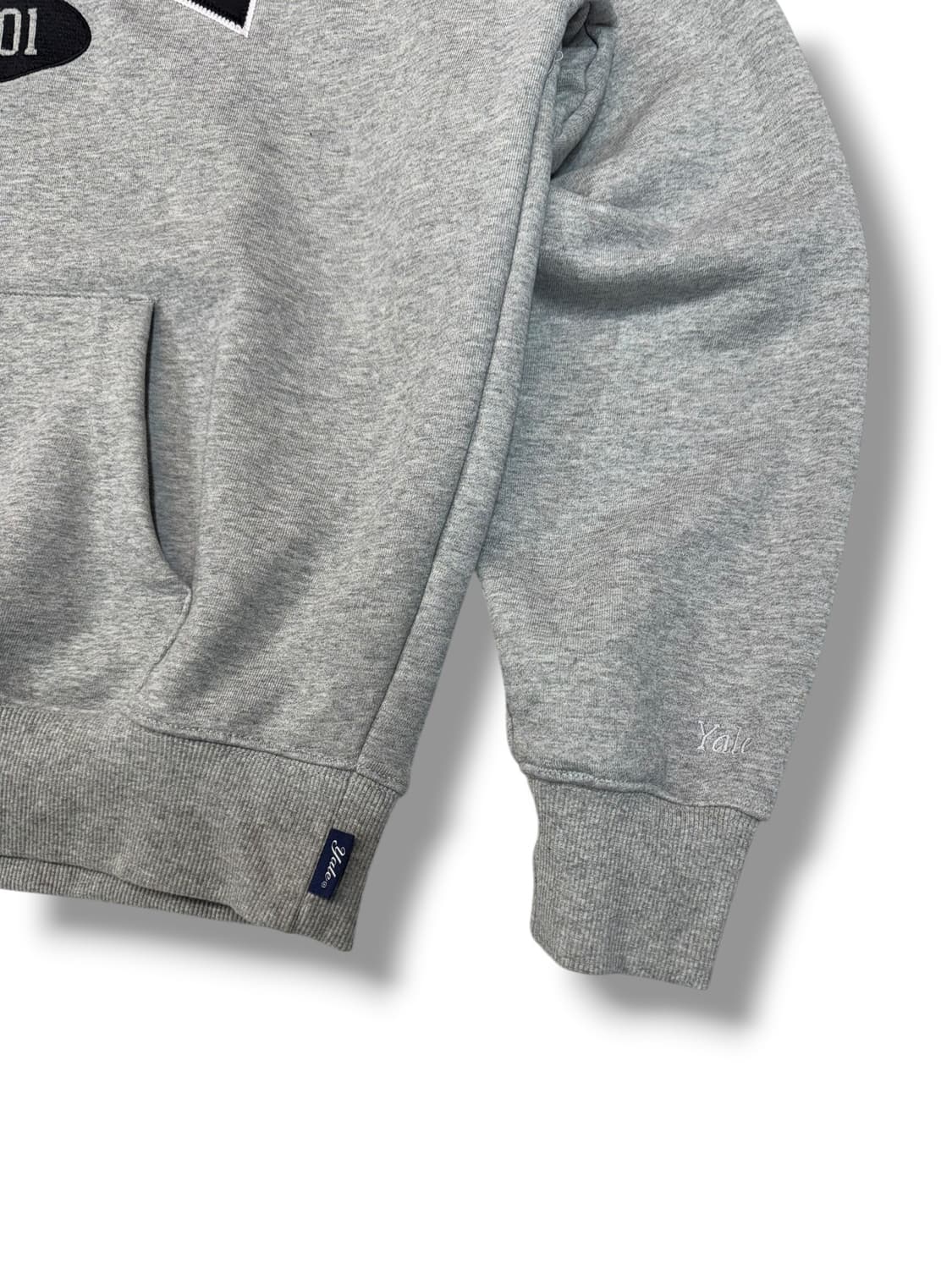 예일 YALE 대학교 그레이 후드티 (XL)  상품이미지3