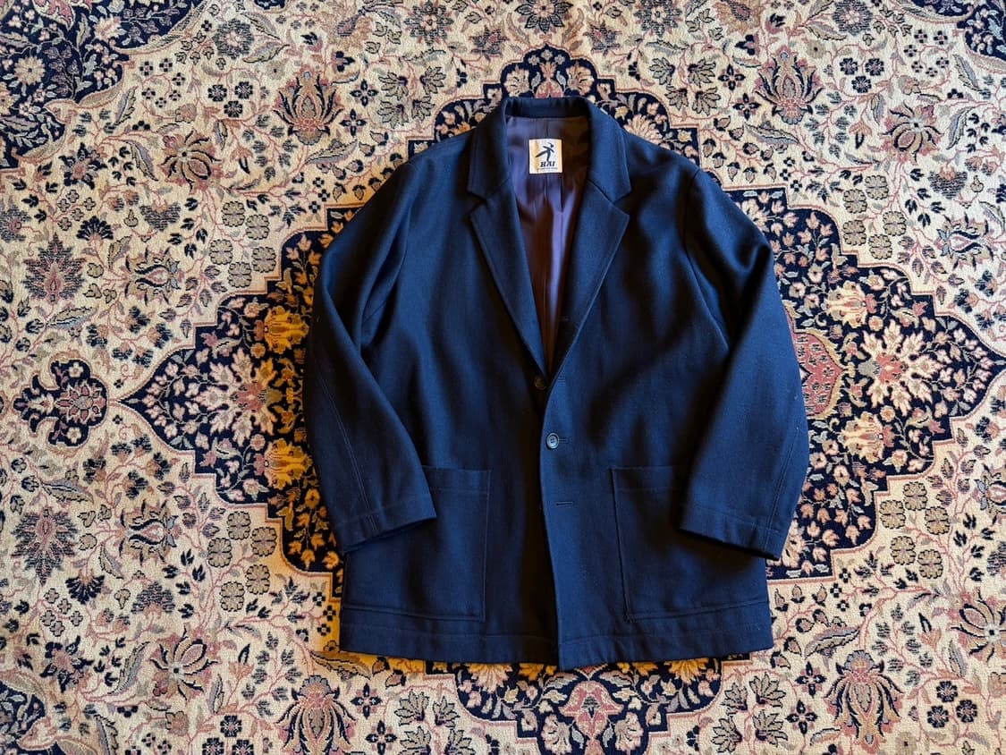 이세이미야케 HAI 네이비플란넬 자켓 남성100 상품이미지10