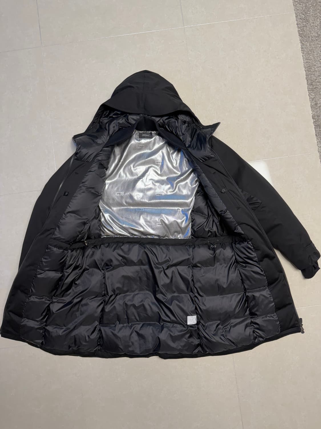 [L] 타이틀리스트 남성 롱패딩 다운코트 블랙 상품이미지4