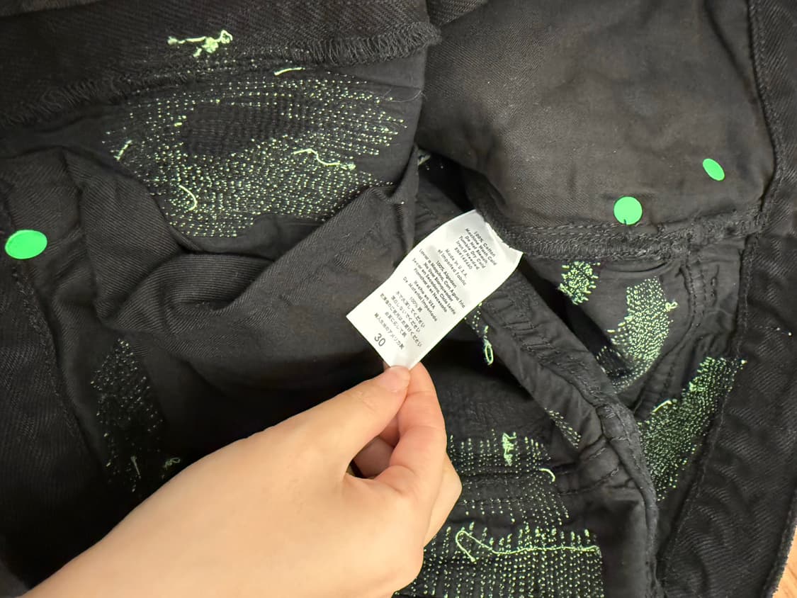 Endless 엔드리스 데님 팬츠 블랙  상품이미지4