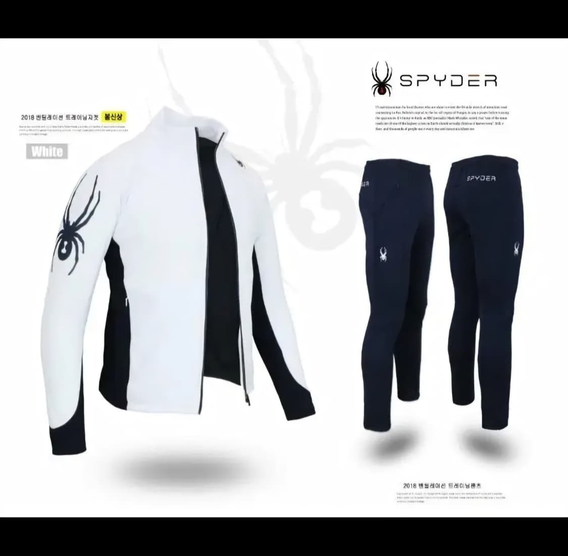 스파이더 트레이닝복 세트 XL , 체육복, 운동복 상품이미지2