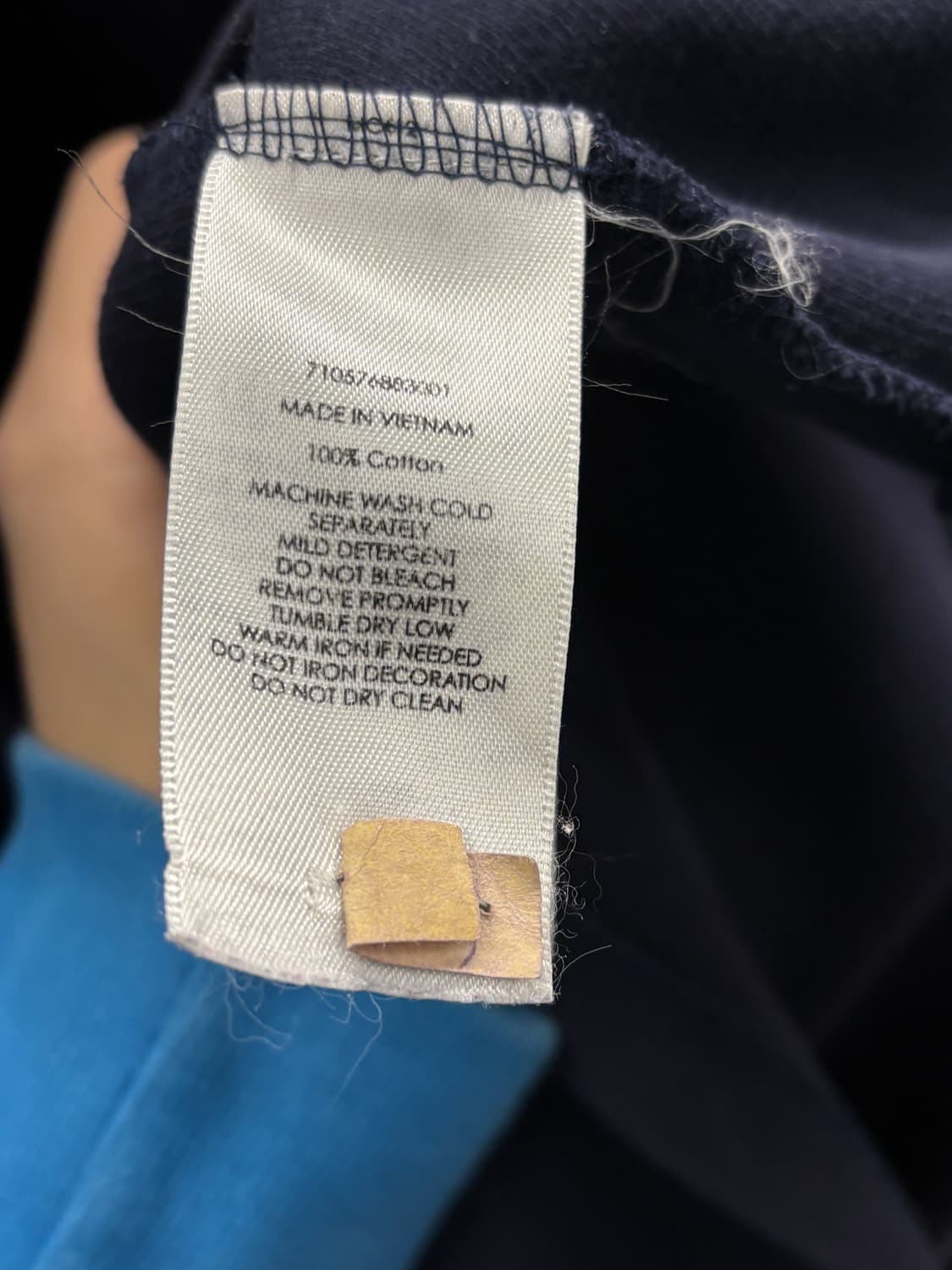 폴로 랄프로렌 네이비 반집업 니트 M 상품이미지5