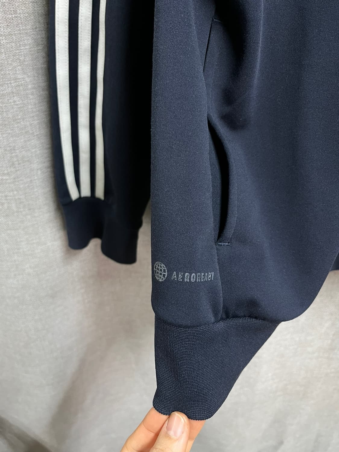 [2XL/110] 아디다스 에센셜 3스트라이프 트랙탑 네이비져지 상품이미지4