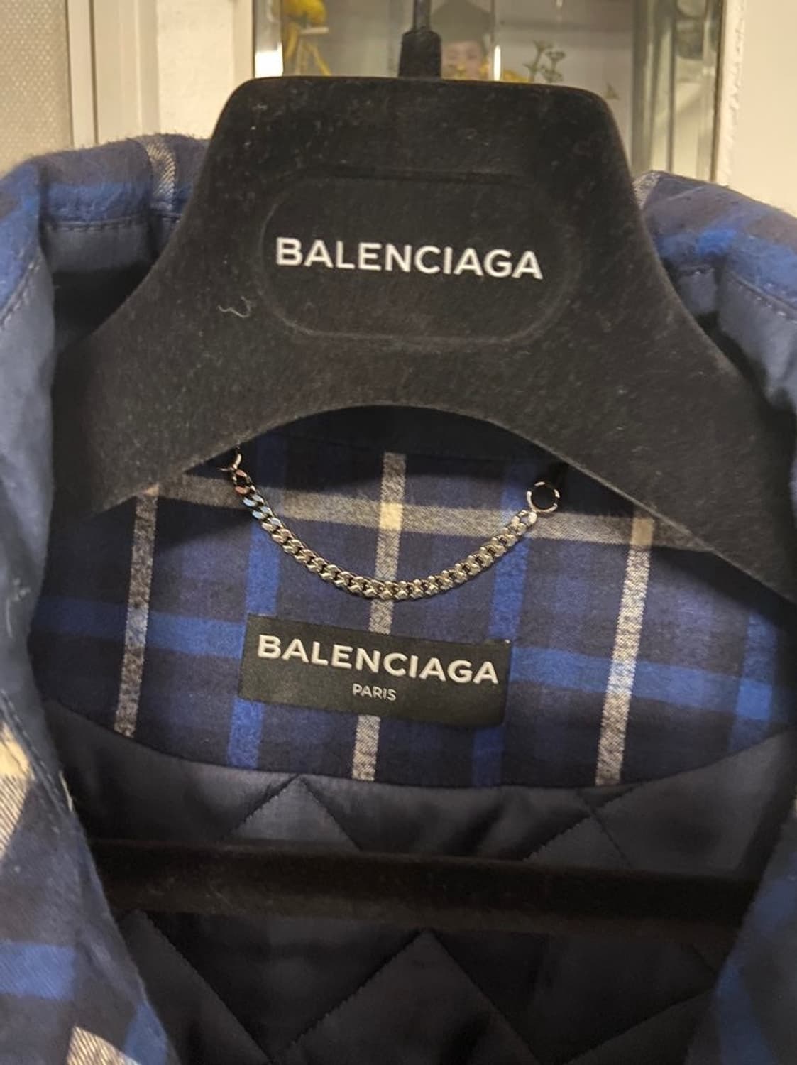 [46] 발렌시아가 fw17 플라넬 패디드 오버사이즈 셔츠 자켓 상품이미지7