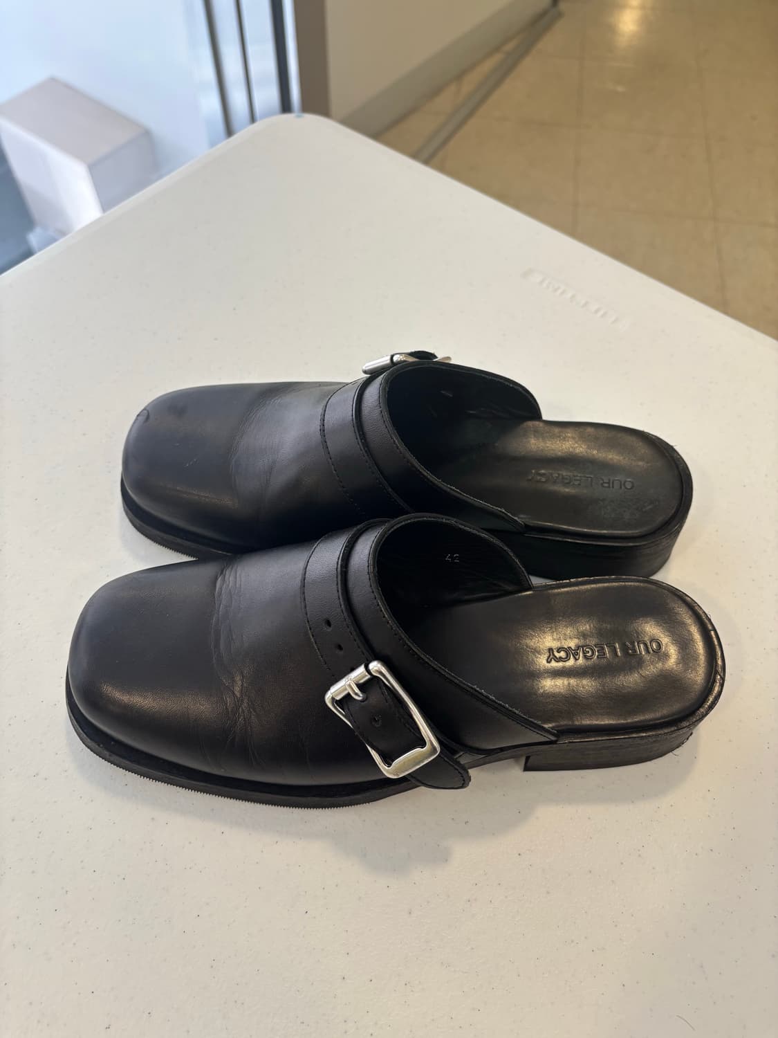 아워레가시 카미온 뮬 블랙 42  상품이미지2