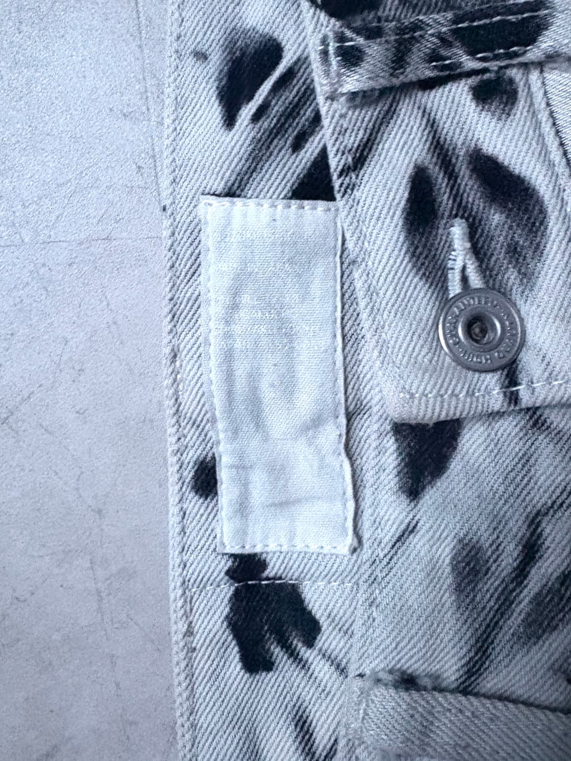 Nozomi Ishiguro / Marble Ink Denim Pants 상품이미지3