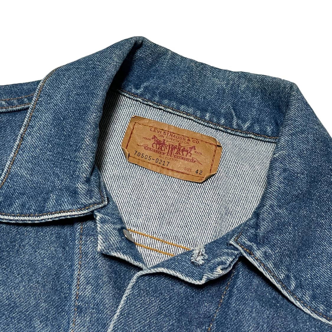 90s 리바이스 70505-0217 데님 청자켓 상품이미지5