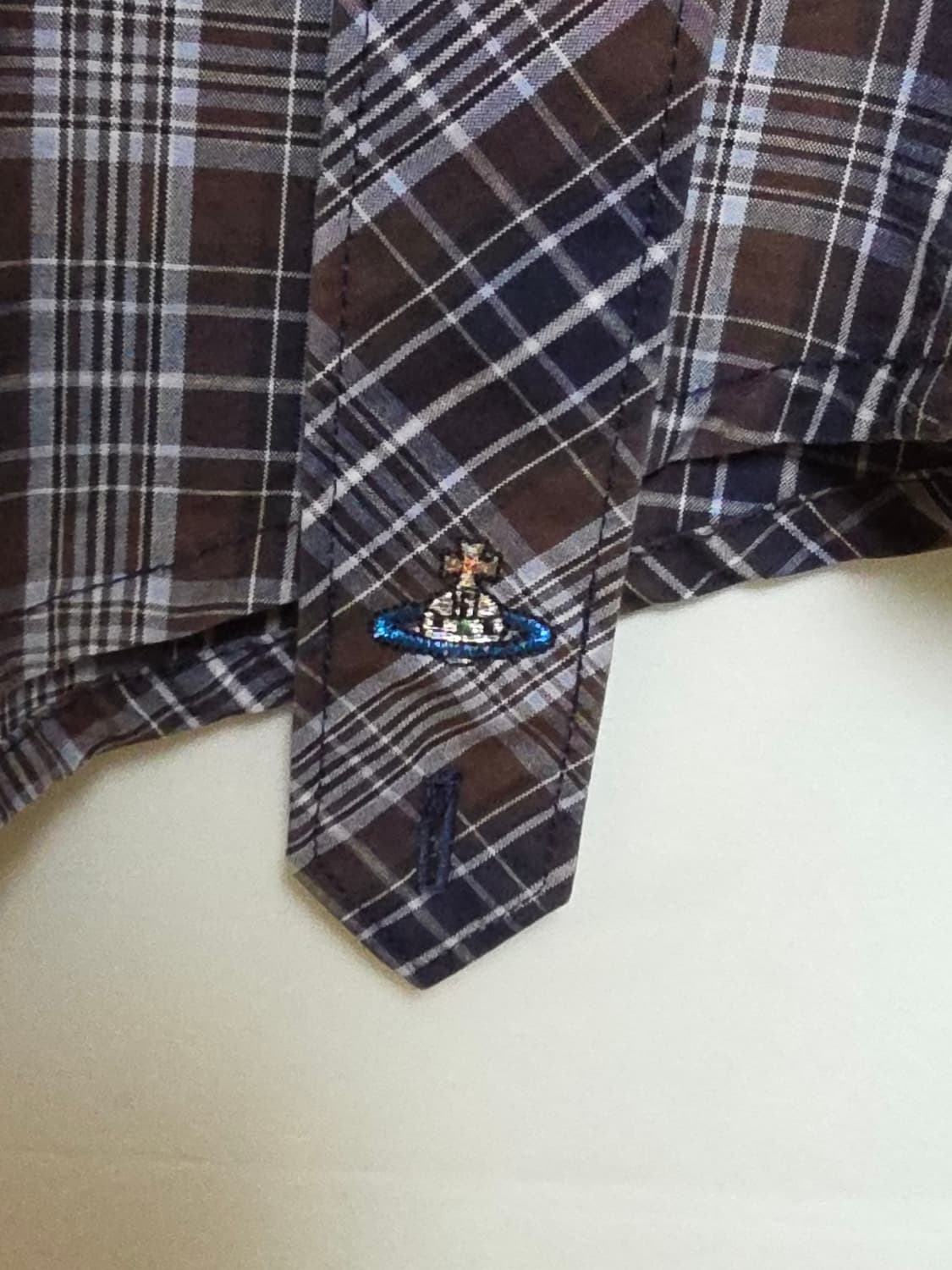 [일본판] 비비안웨스트우드 맨 본디지 셔링 티탄체크 셔츠 (라이카 제조) 상품이미지3