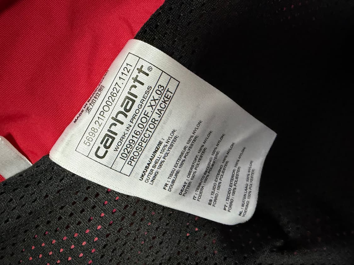 칼하트 프로스펙터 자켓 m 상품이미지6