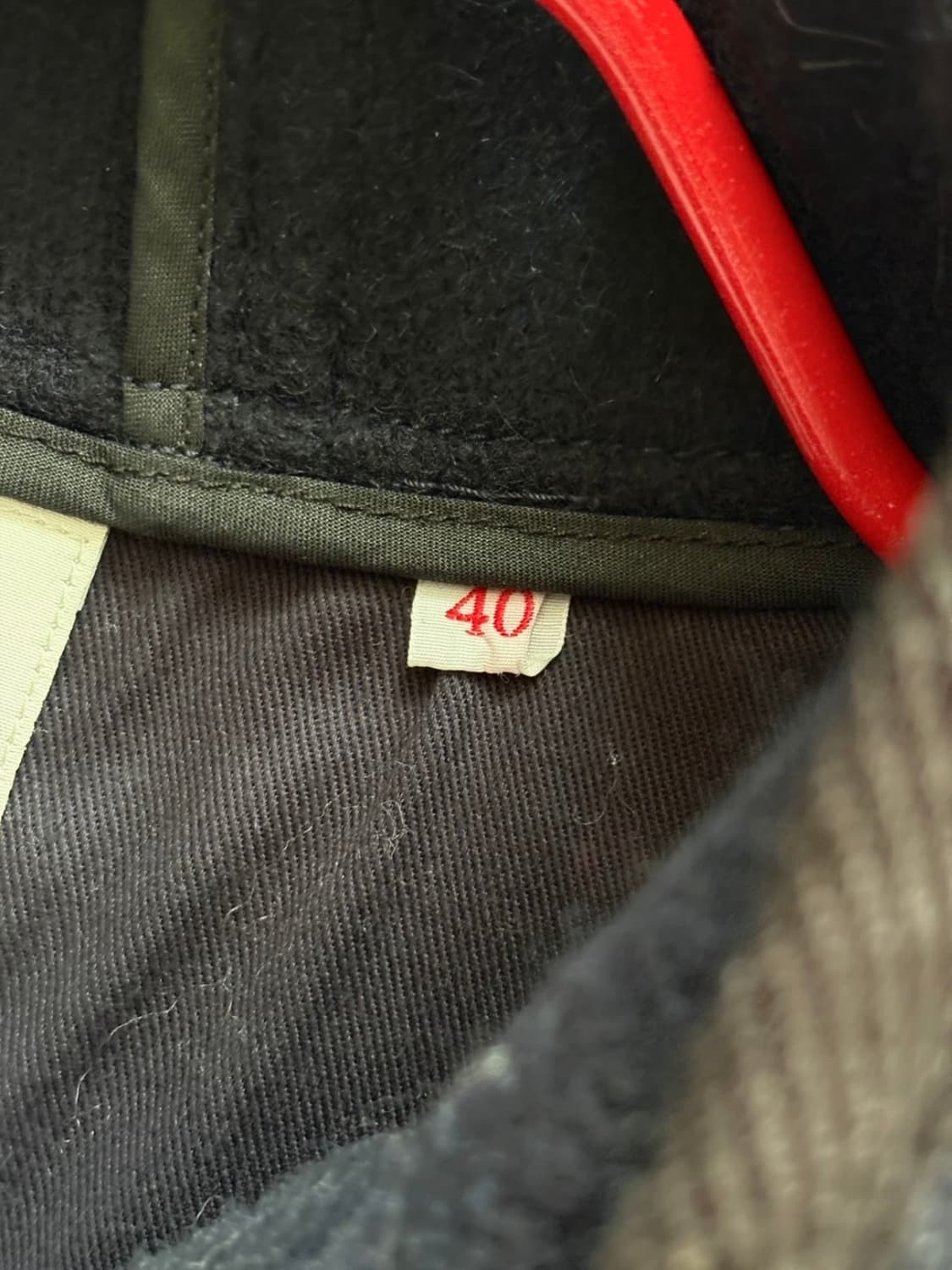 단톤 네이비 후드 울 코트 💙 상품이미지6