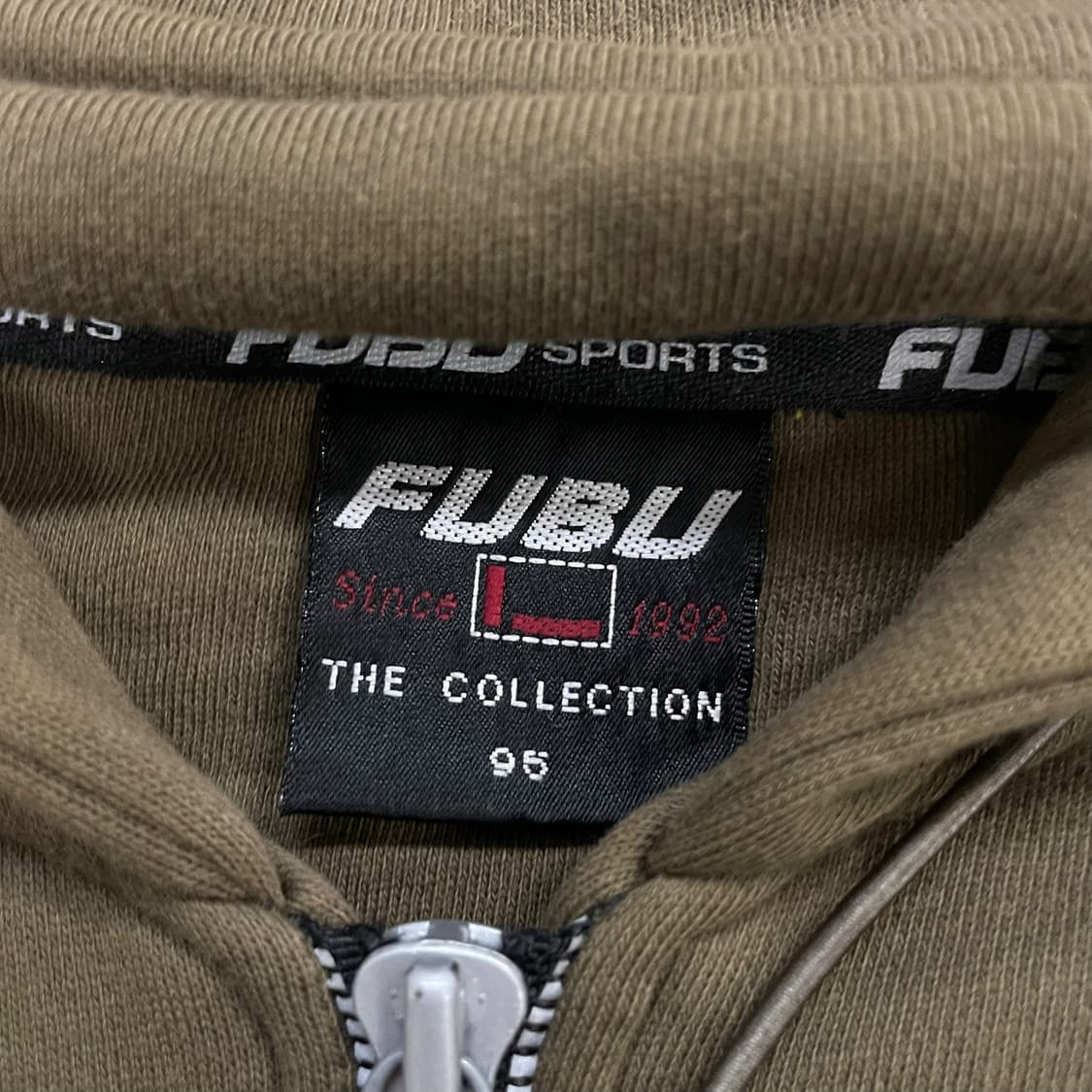 후부 Fubu 파이프 라인 후드 집업 브라운 상품이미지7