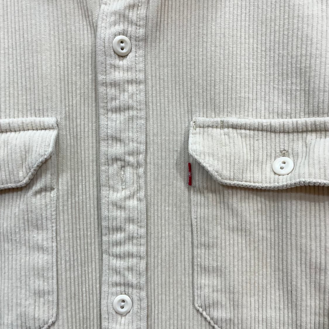 Levi’s Ivory Cord Work Shirt 상품이미지4