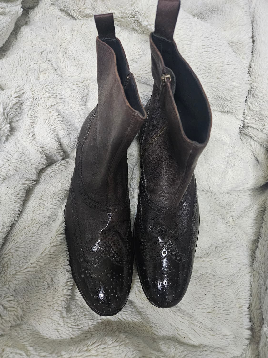 휴고보스 가죽 앵글 부츠 41사이즈 상품이미지1