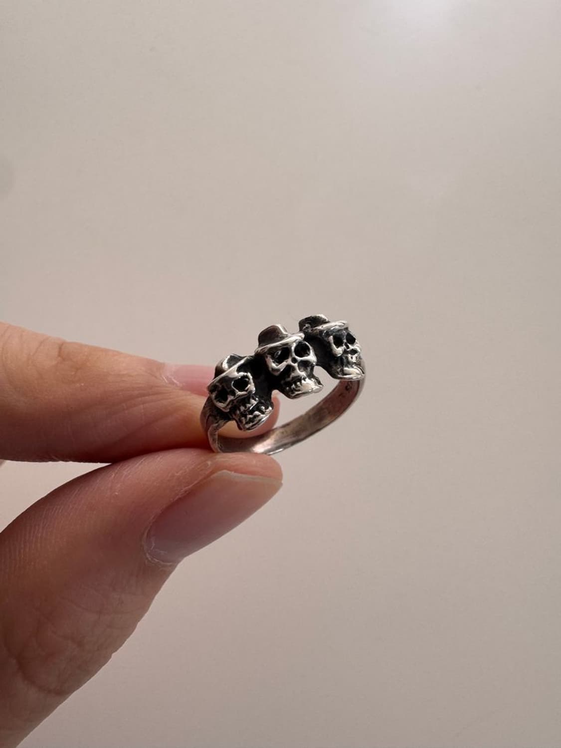 SKULL RING 두개골 반지 상품이미지2