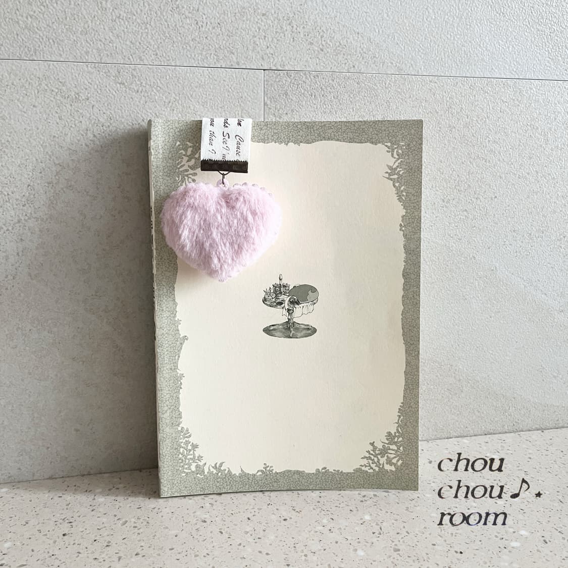 ⊰pink fluffy heart⊱ bookmark 상품이미지3