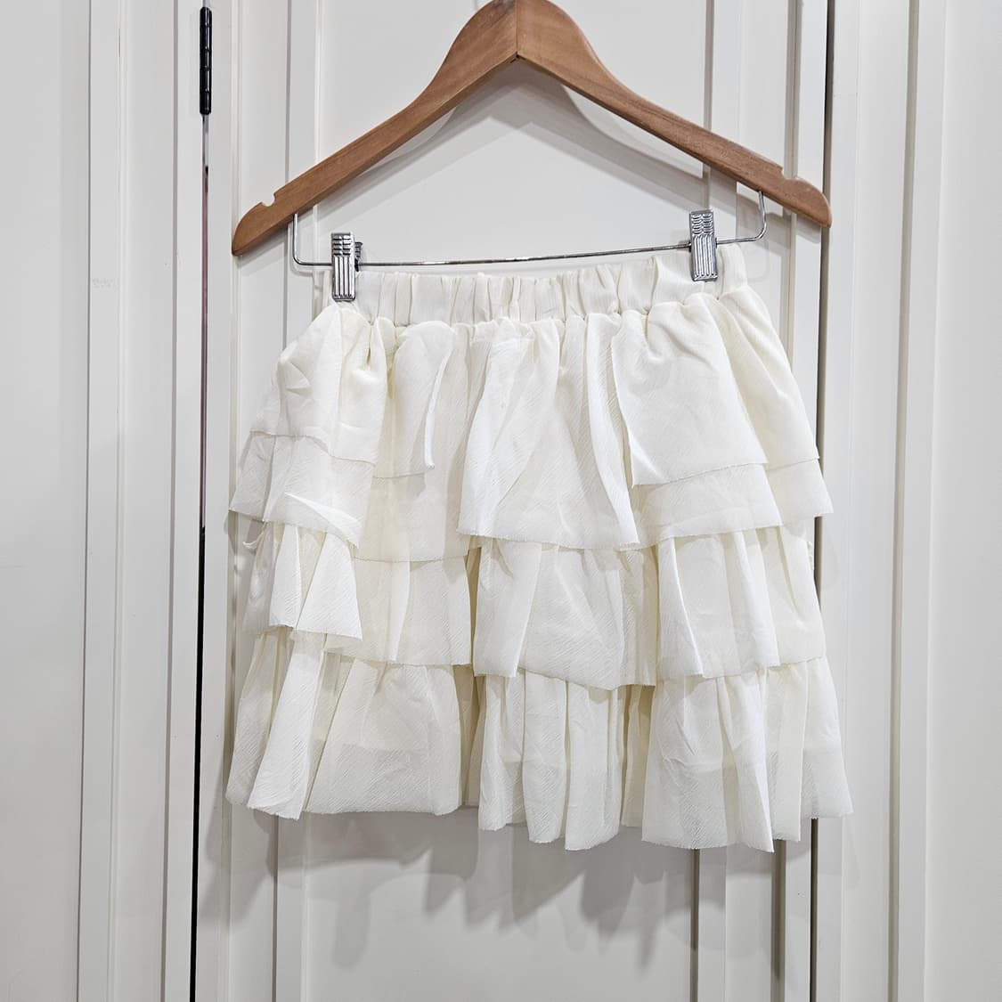 레이스 프릴 미니 스커트 상품이미지4