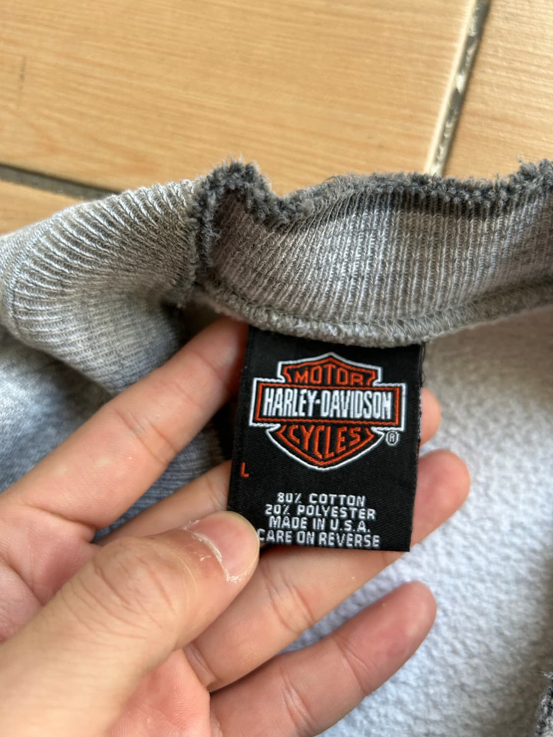 90’s 할리데이비슨 스웻집업자켓 상품이미지3