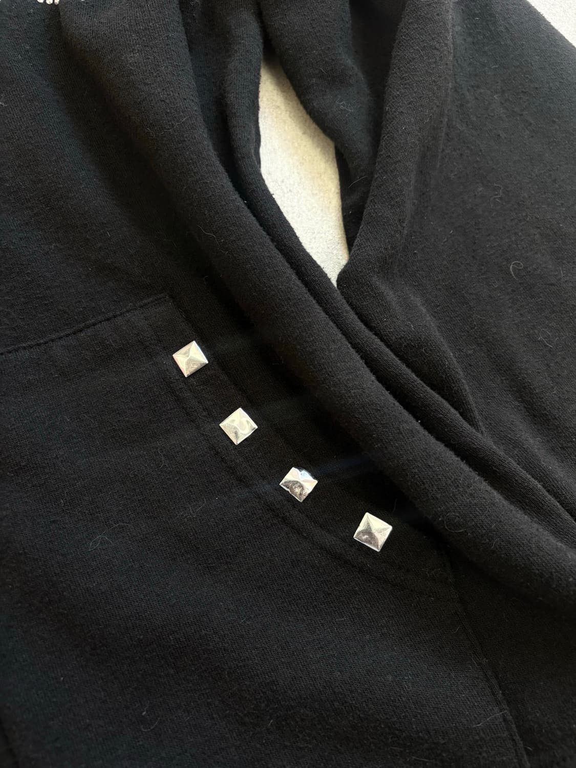 해골 큐빅 후드집업 상품이미지2