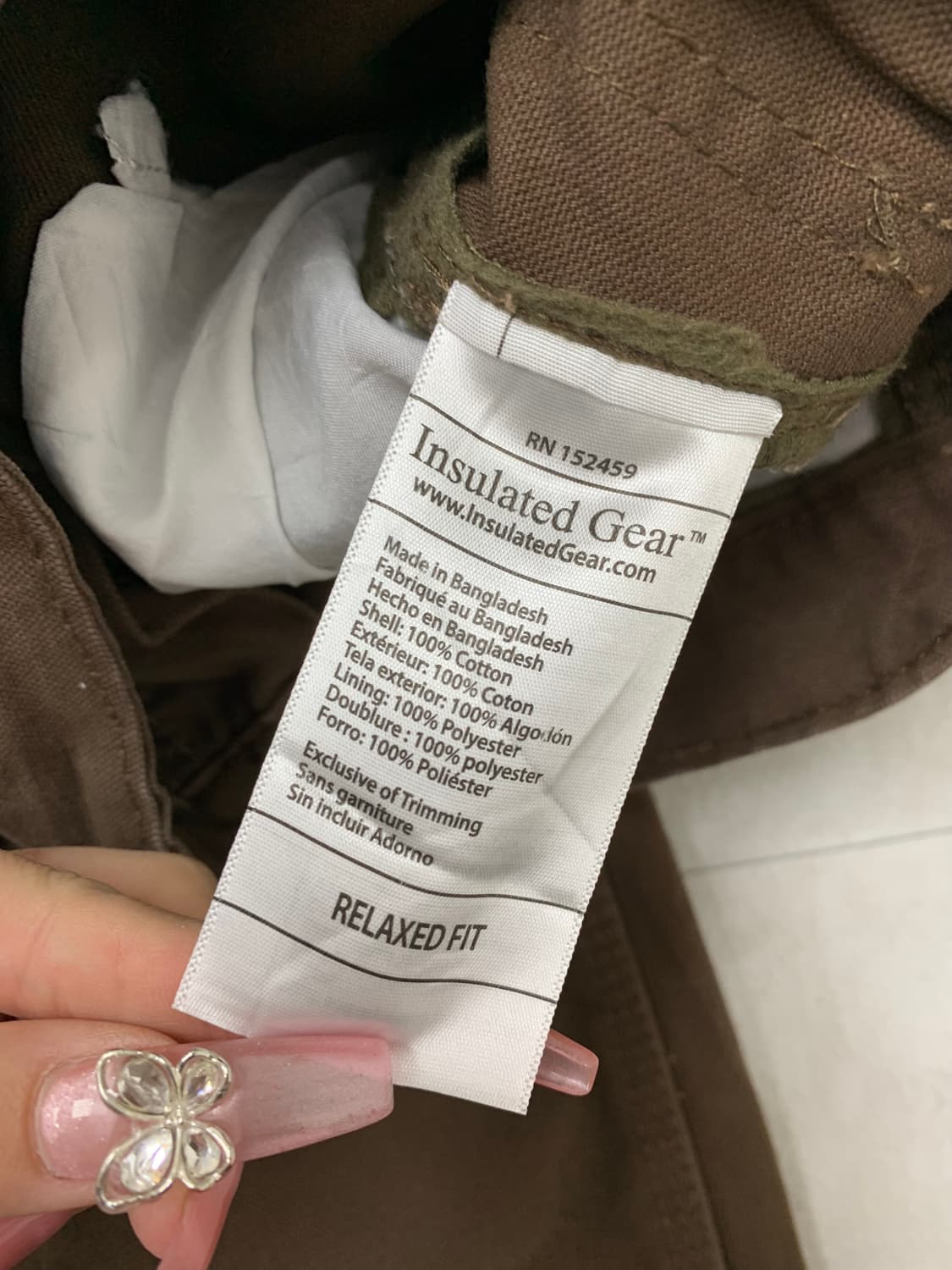 Insulated gear 브라운 스트레이트 팬츠 #104 상품이미지5