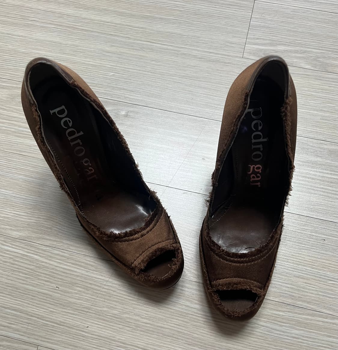 페드로 가르시아 새틴 힐 상품이미지2