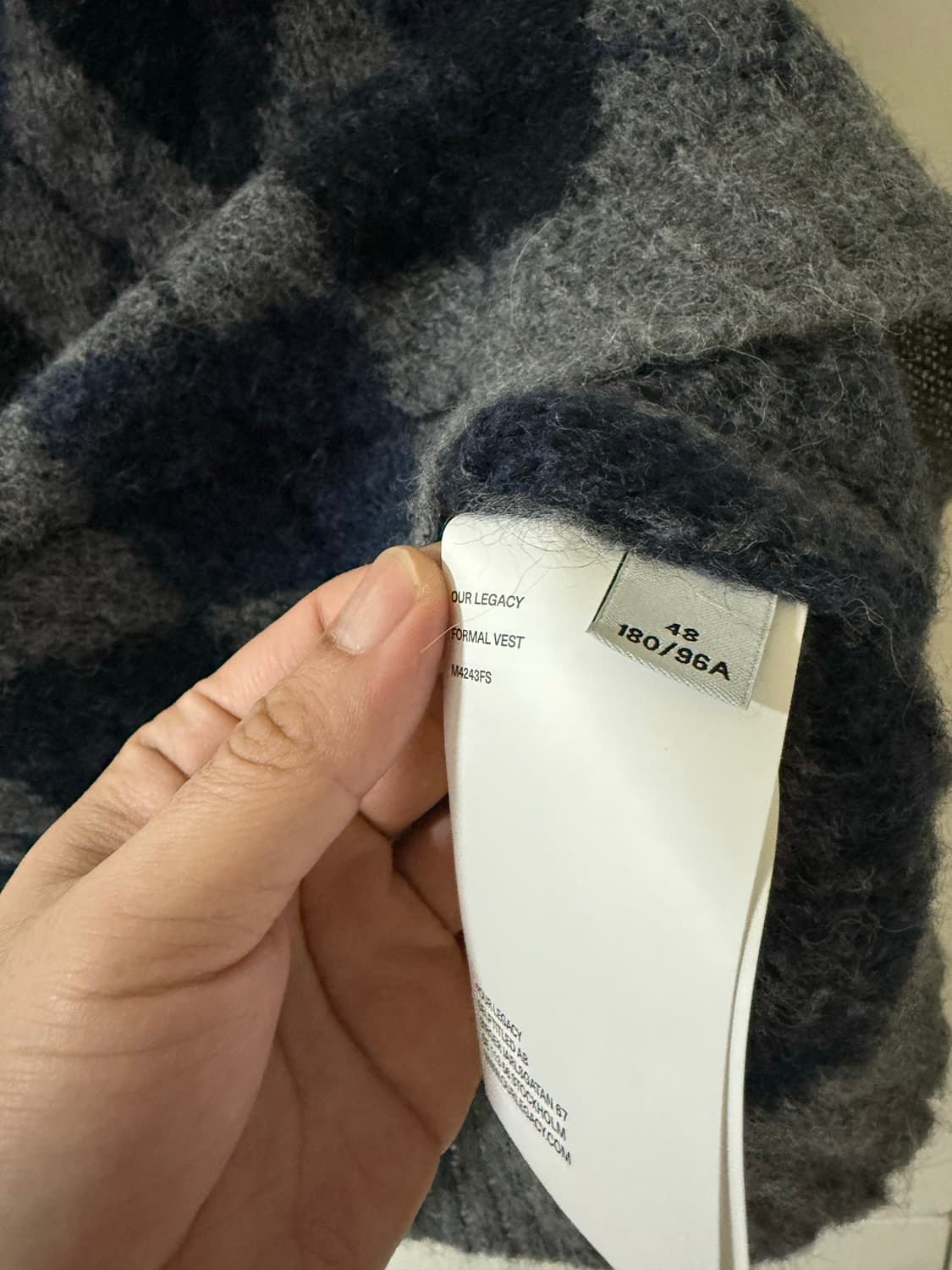 아워레가시 / 아가일 체크 베스트 /48 상품이미지4
