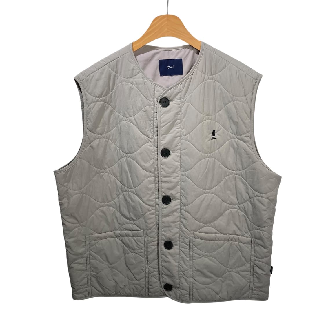 예일 그레이 퀼팅 베스트 상품이미지2